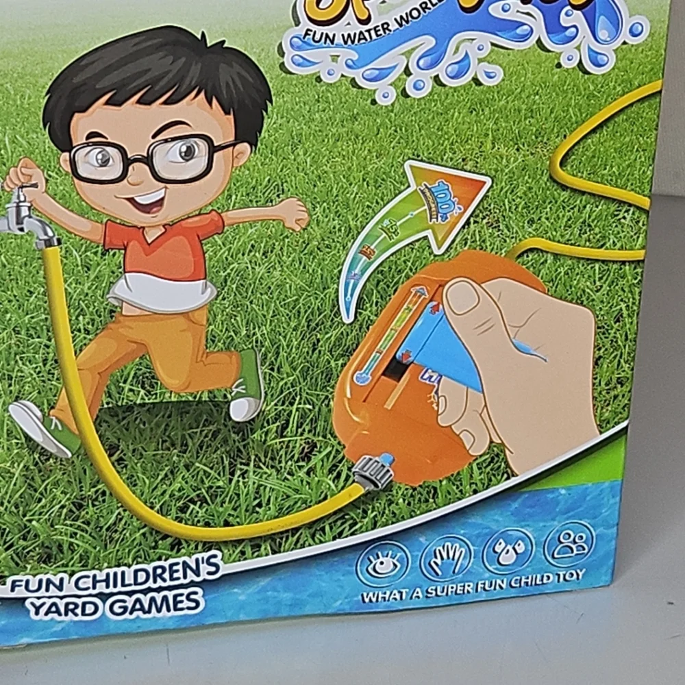 Exciting Water Spray Toy for Kids - Blue and Orange